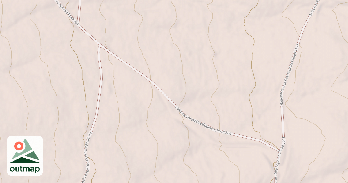 Map of USFS National Forest System Roads {743E24E6-09CD-47B1-B255-80CD0E245FE7}
