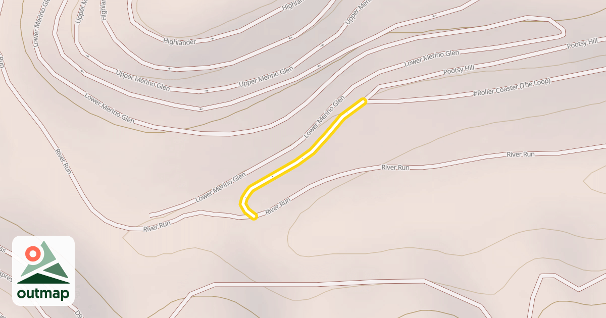 Map of #Roller Coaster (The Loop)
