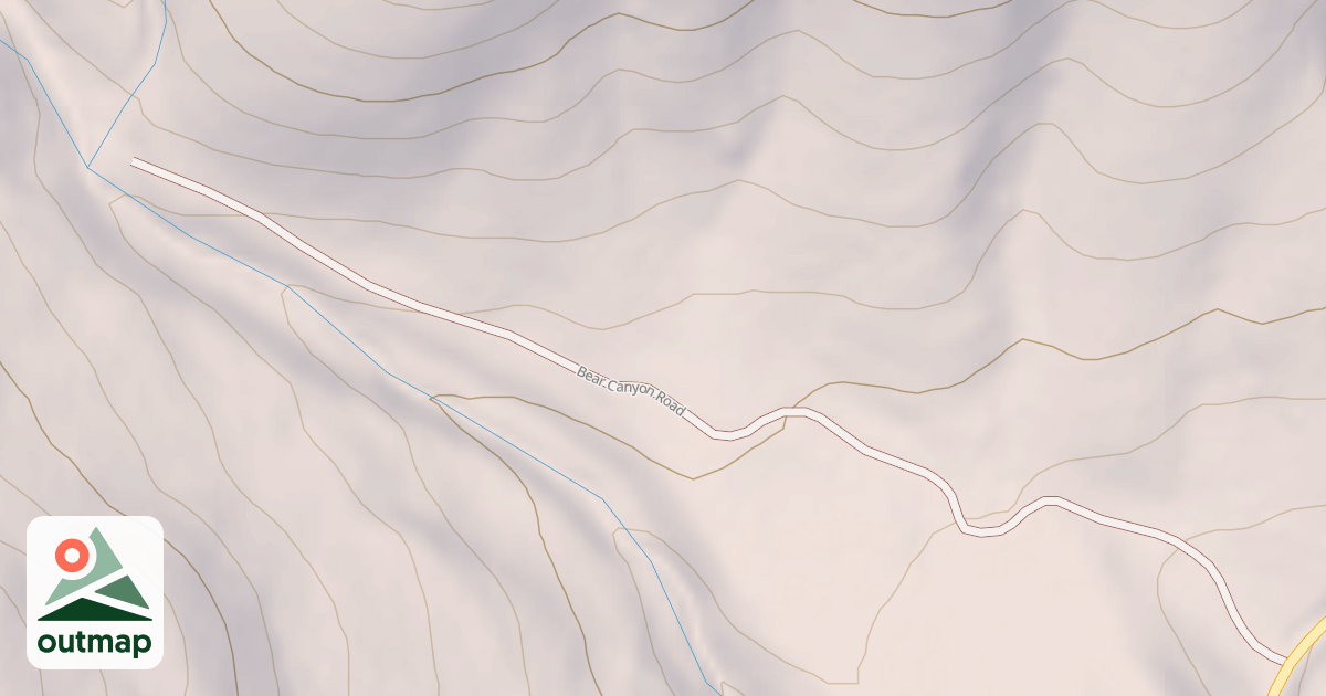 Map of BEAR CANYON