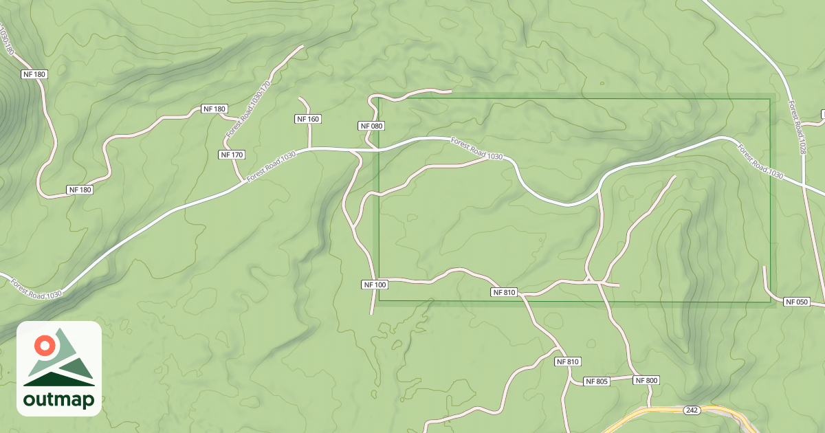 Map of Bluegrass Loop