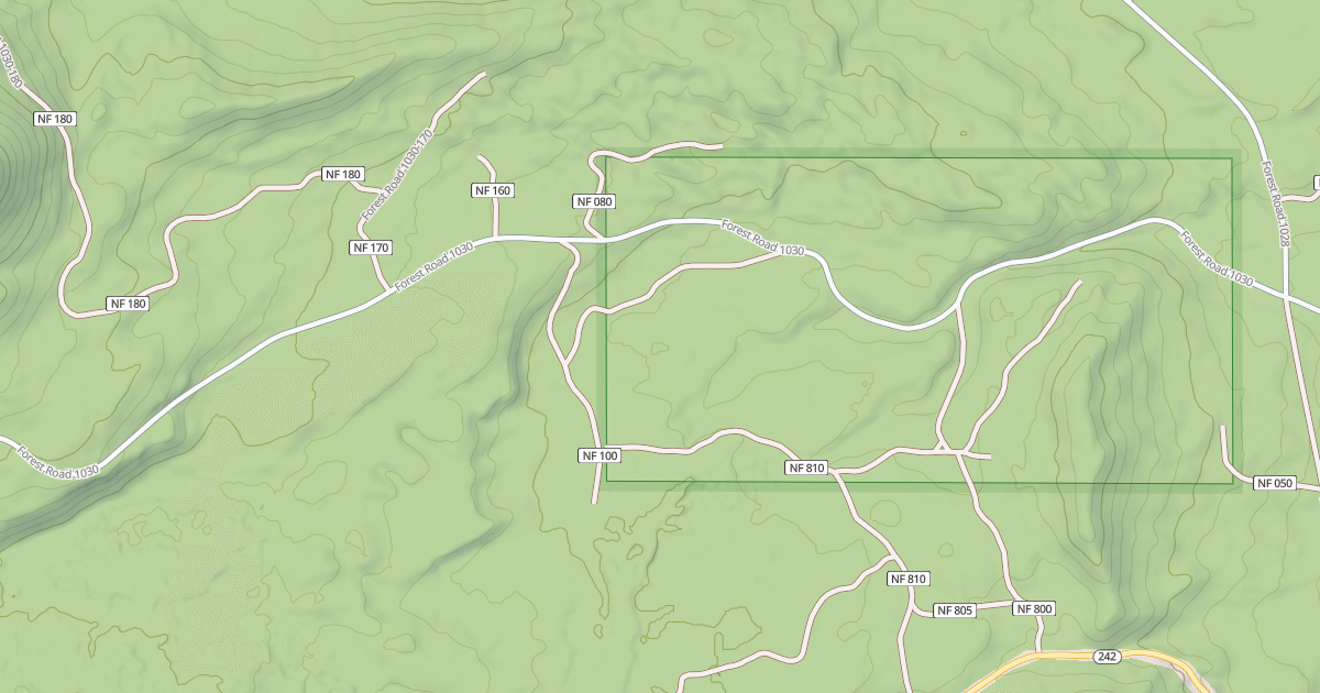 Map preview of Bluegrass Loop