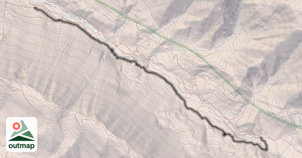 Map of Hagen Trail