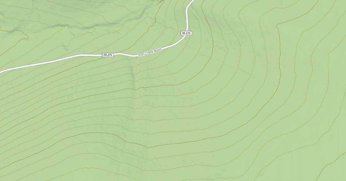Map preview of IRON CREEK SPUR 1E