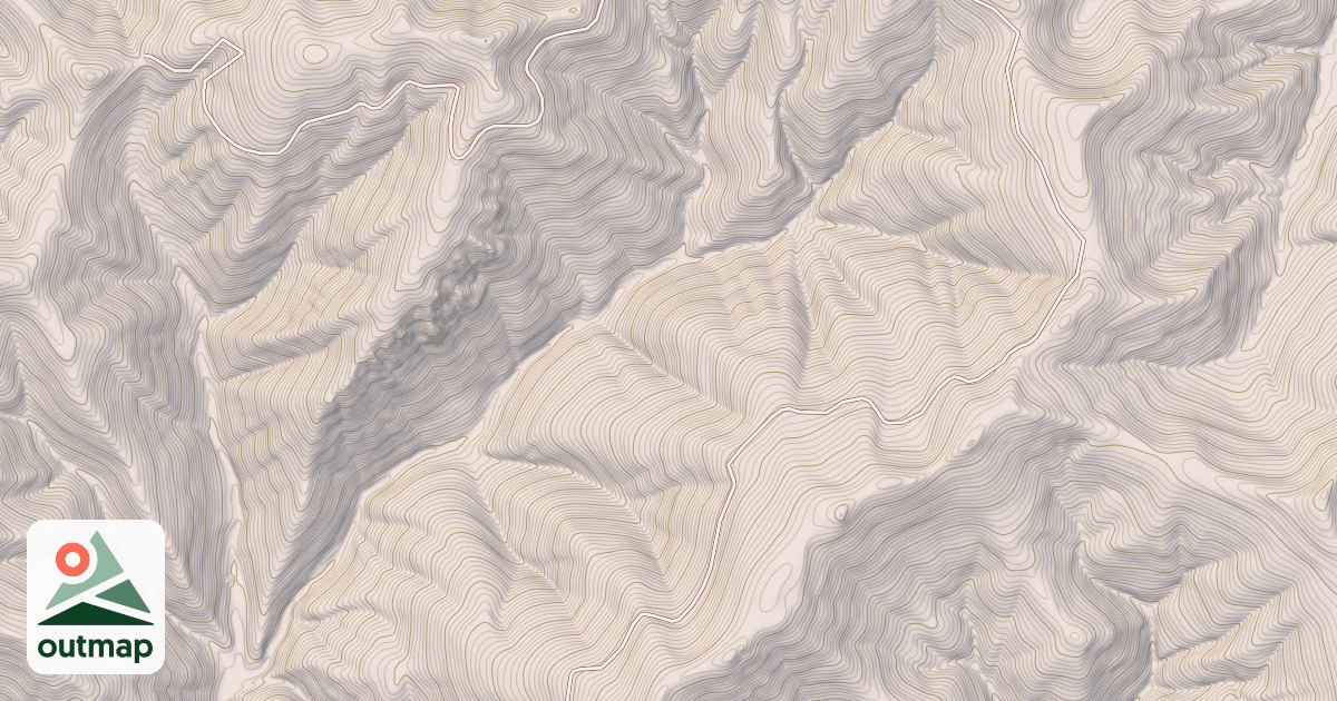 Map of East Fork Big Creek