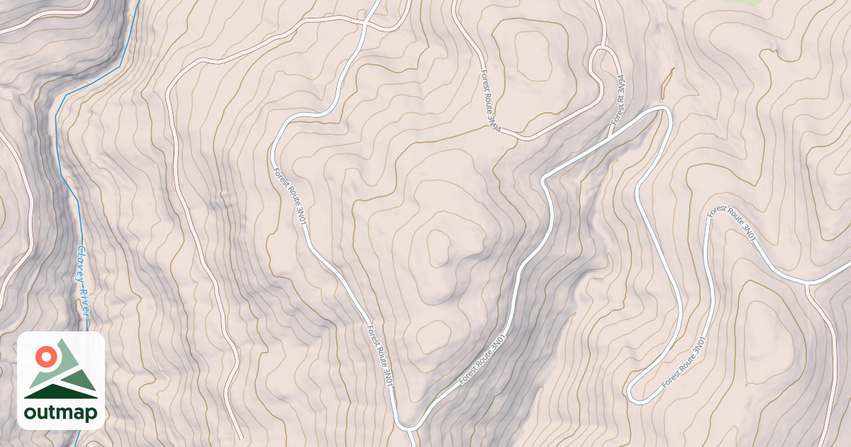 Map of HULL CREEK OHV - M/C
