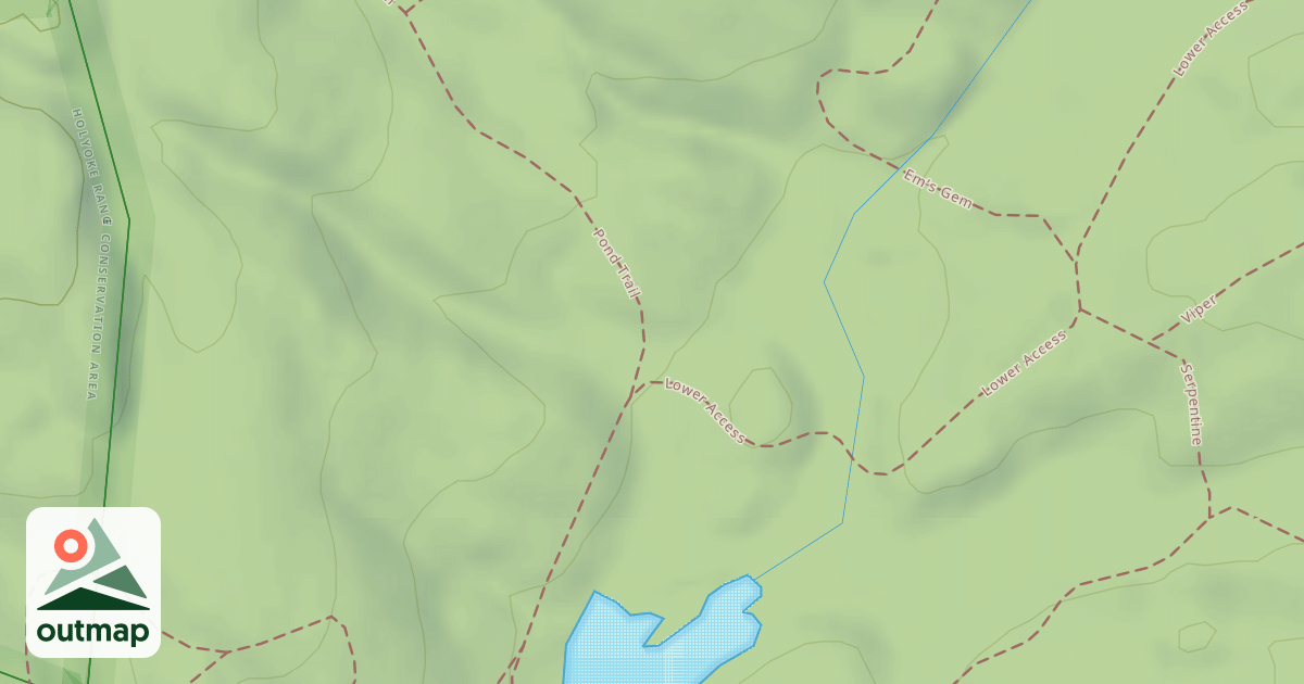 Map of Pond Trail