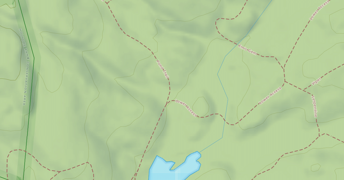 Map preview of Pond Trail