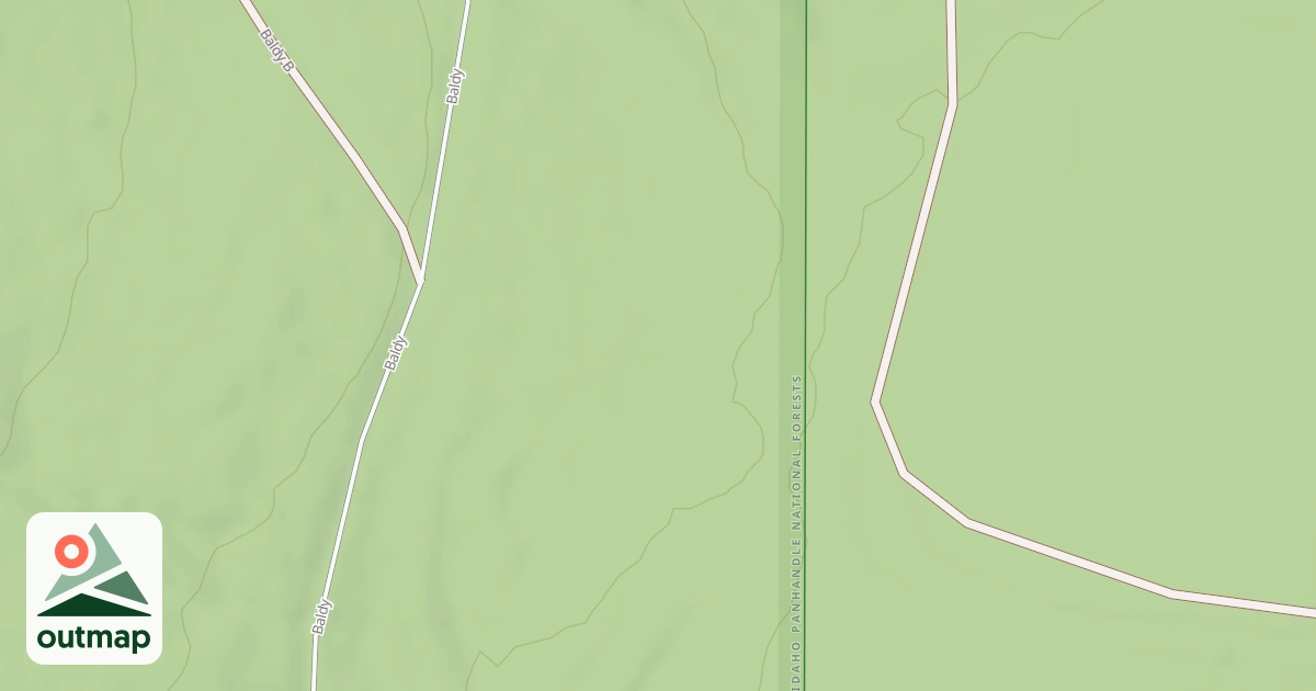 Map of BALDY F