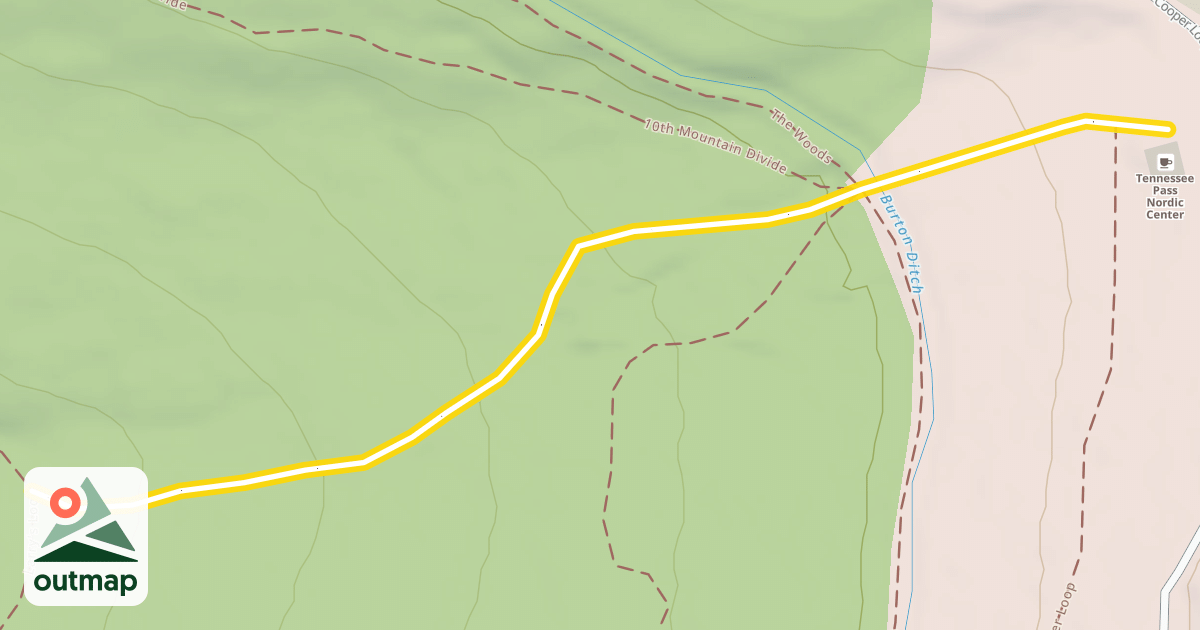 Map of Cooper Creek