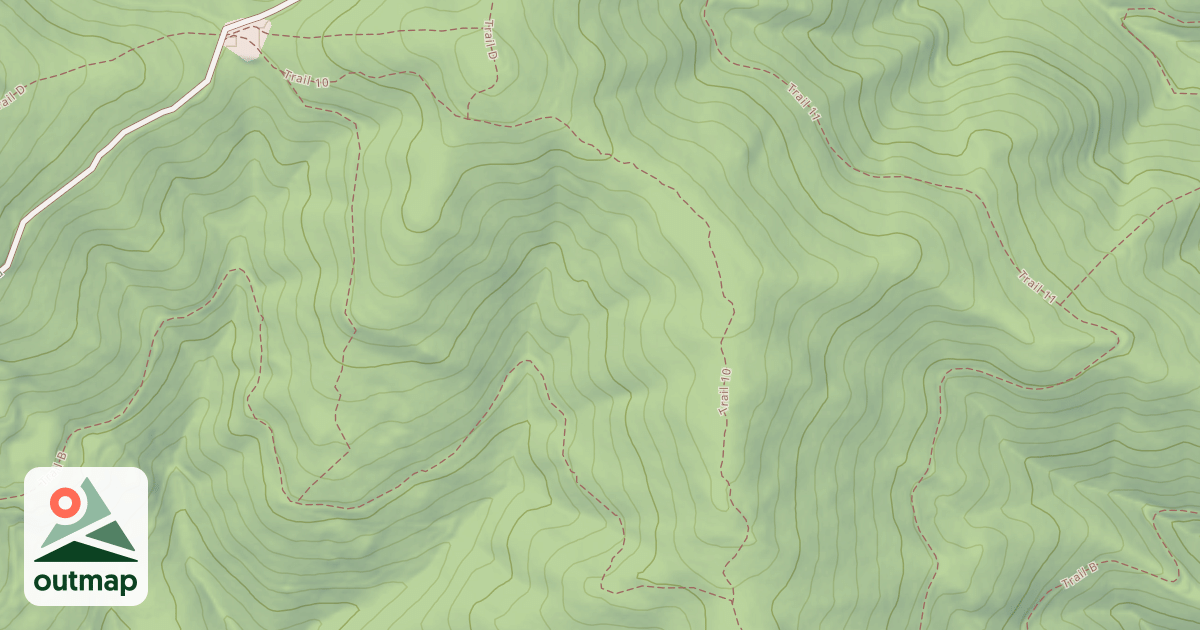 Map of Canfield Mtn Tr Cmplex Tr-10