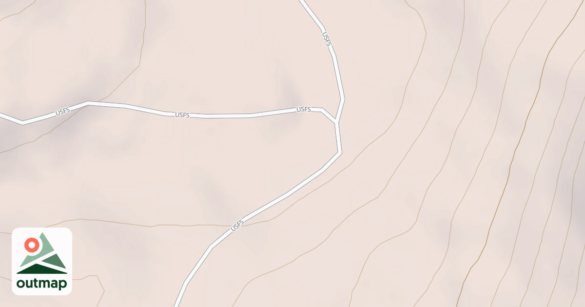 Map of Twin Lakes Road