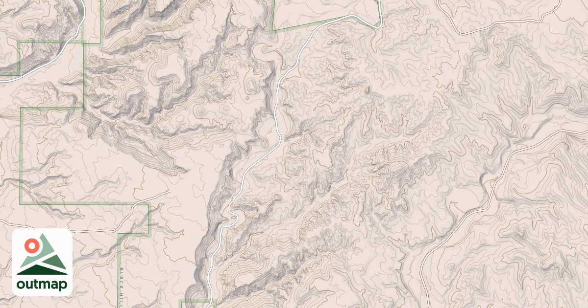 Map of BUCK SPRINGS CYN