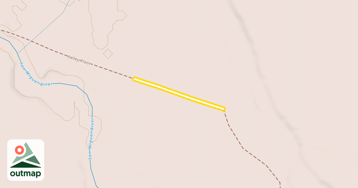 Map of Valley Floor