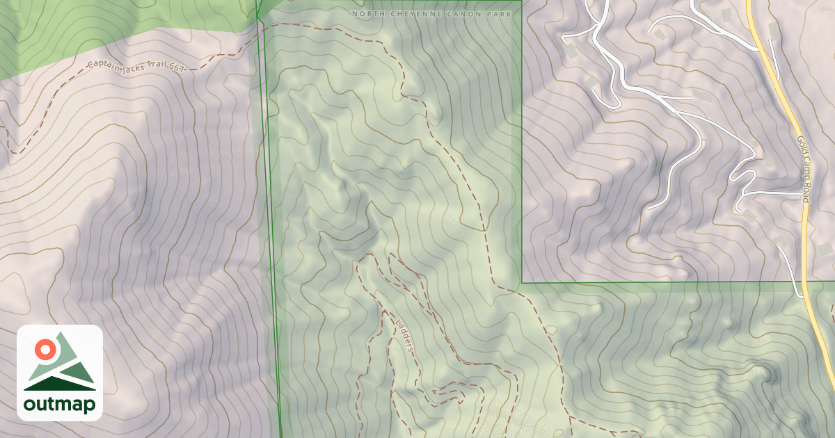Map of Penrose Trail