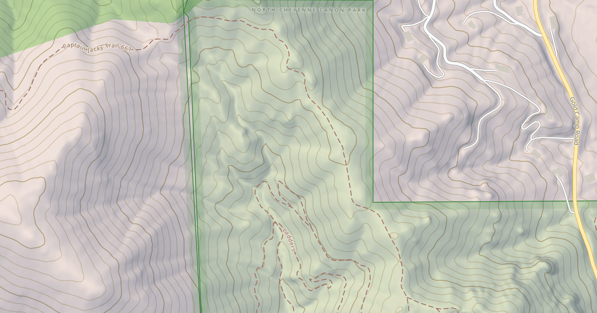 Map preview of Penrose Trail