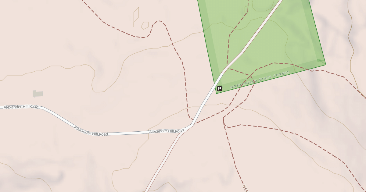 Map preview of Metacomet - Monadnock Trail