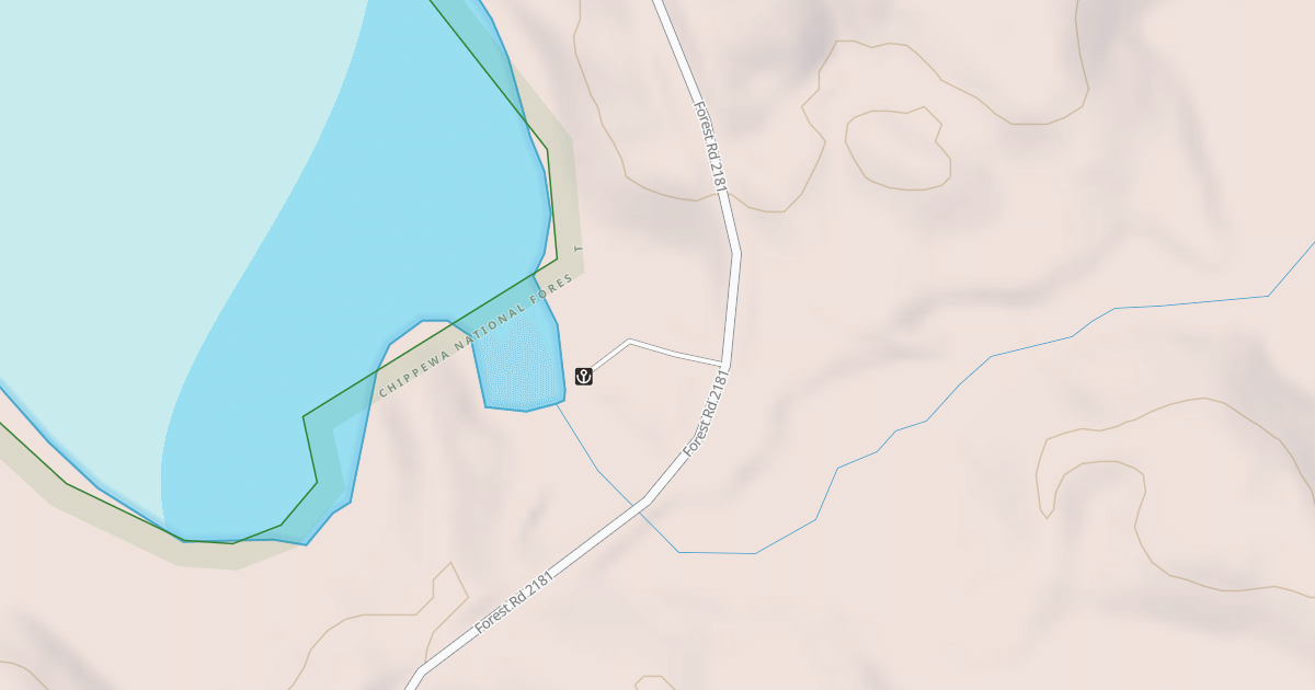 Map preview of BURNS LAKE BOAT ACCESS