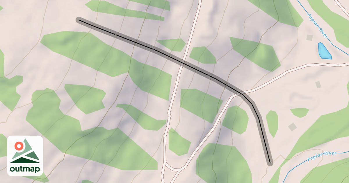 Map of Lower Bull Run