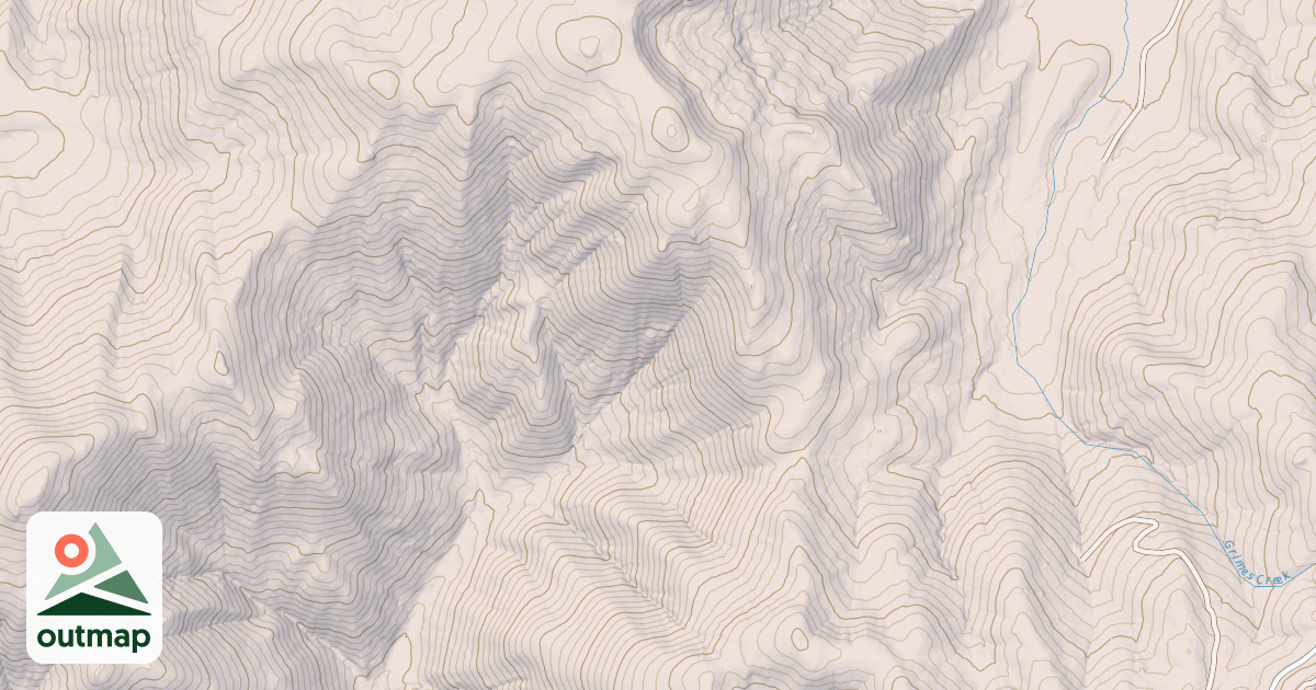 Map of Grimes Elk Divide