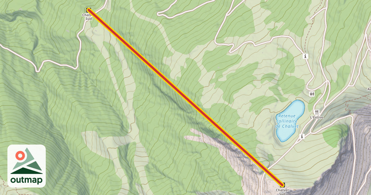 Map of Chalvet Sud
