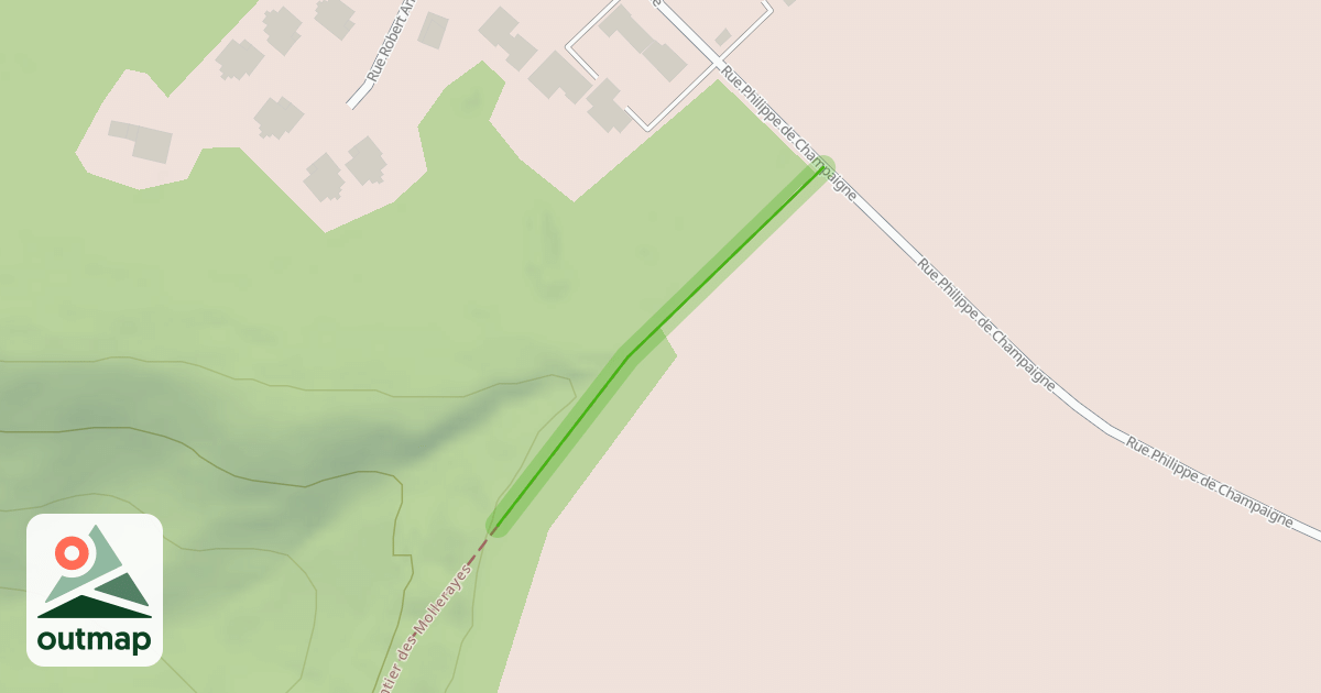 Map of Chemin Rural Numéro 40 de Buloyer