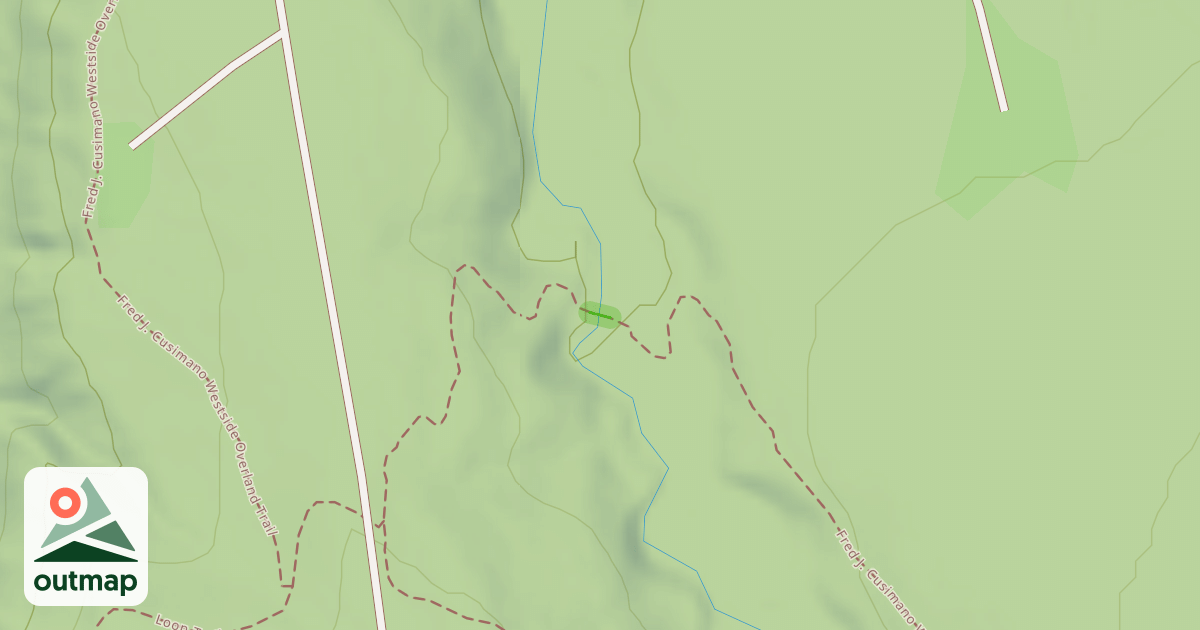 Map of Fred J. Cusimano Westside Overland Trail