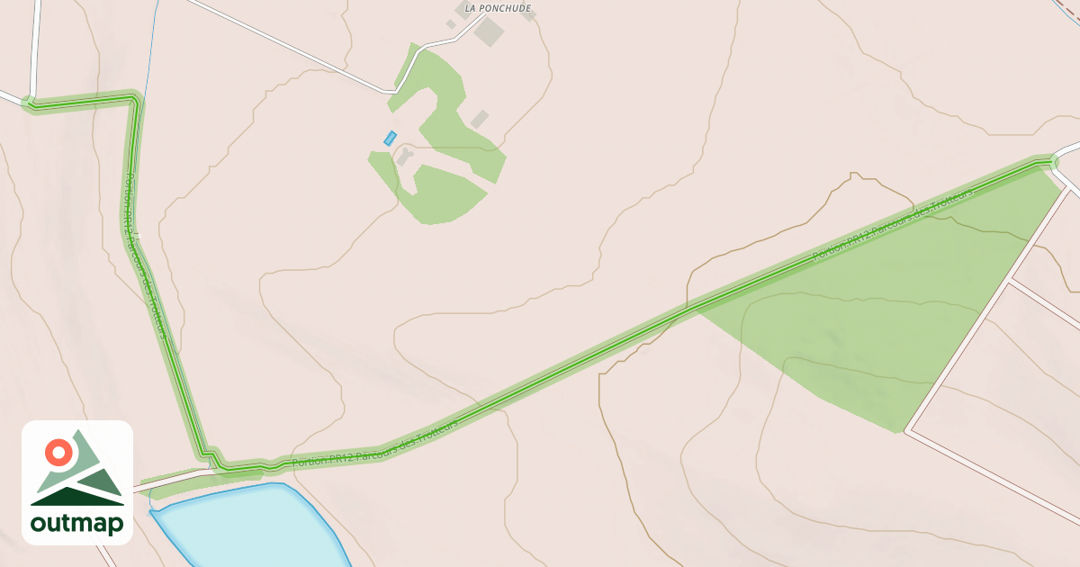 Map of Portion PR12 Parcours des Trotteurs