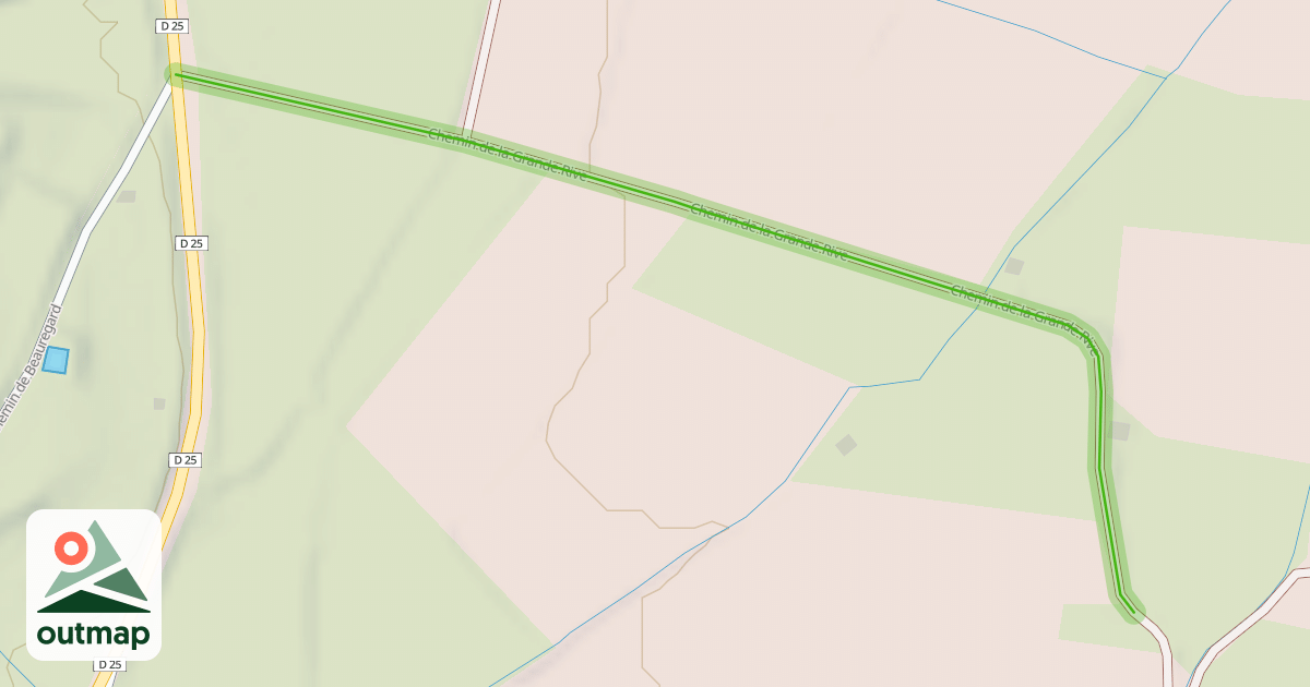 Map of Chemin de la Grande Rive