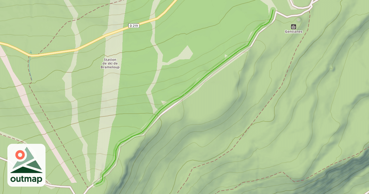 Map of La Draille du Suc