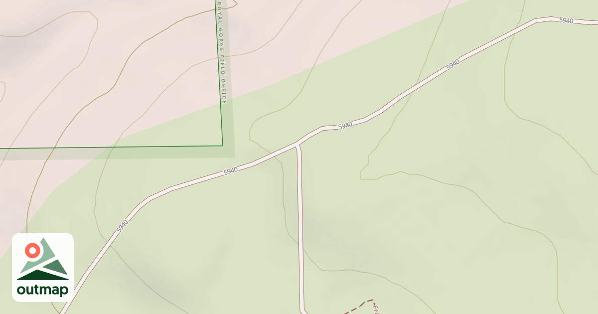Map of BLM National GTLF Public Motorized Roads e5842337-3966-48ac-83f0-44434d94f742