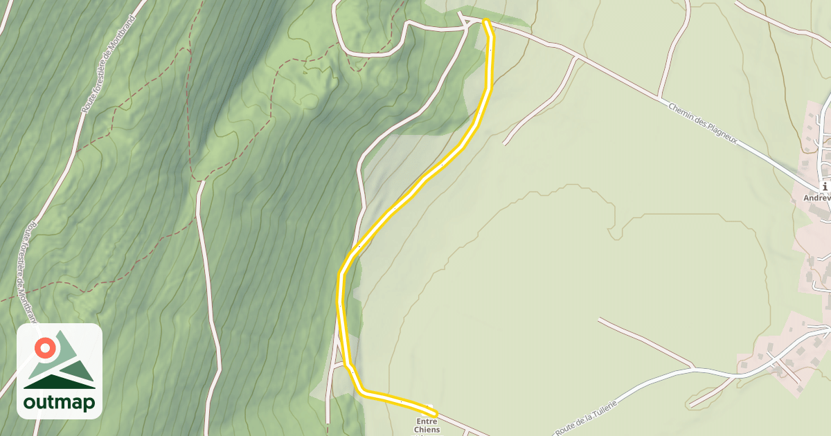 Map of Entre Chien et Loup / Les Sargniez