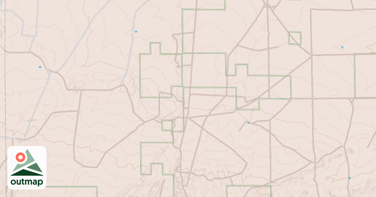 Map of WEST DRY CREEK P
