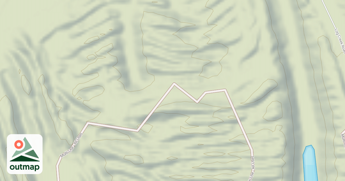 Map of Interlake State Recreation Area Trails