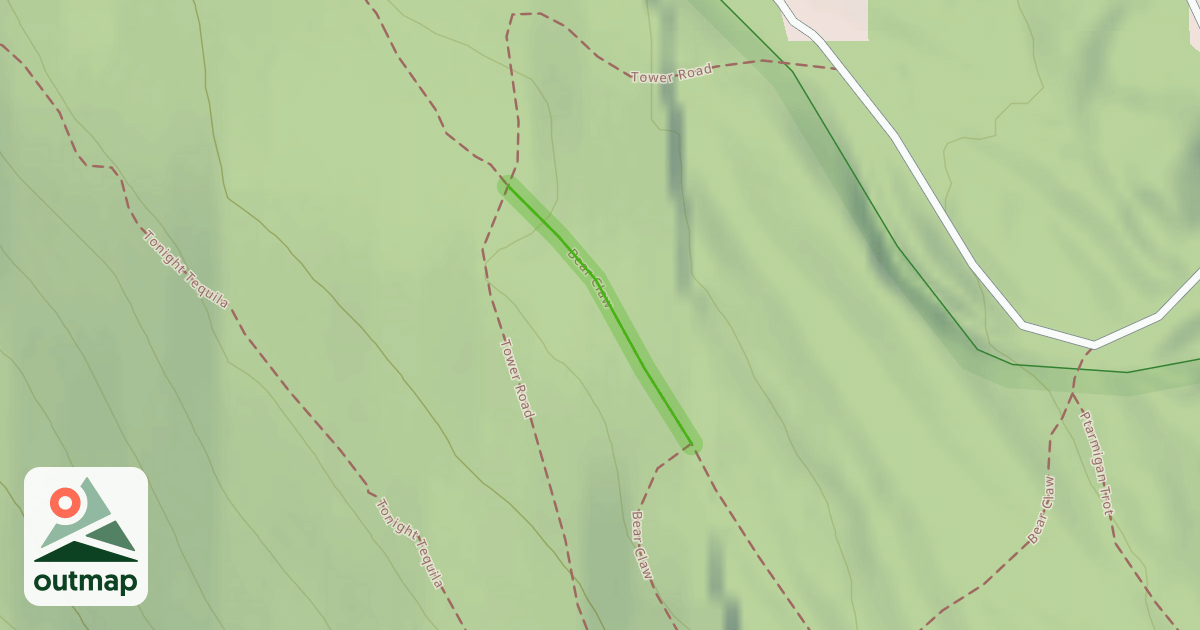 Map of Bear Claw