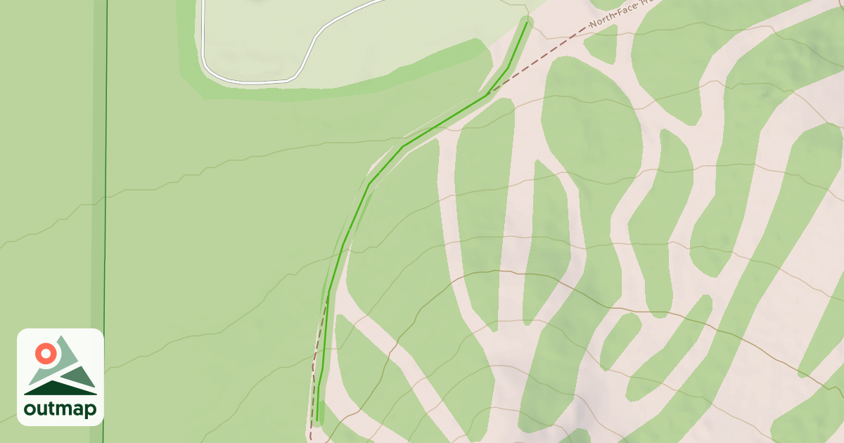 Map of Upper Cat Track