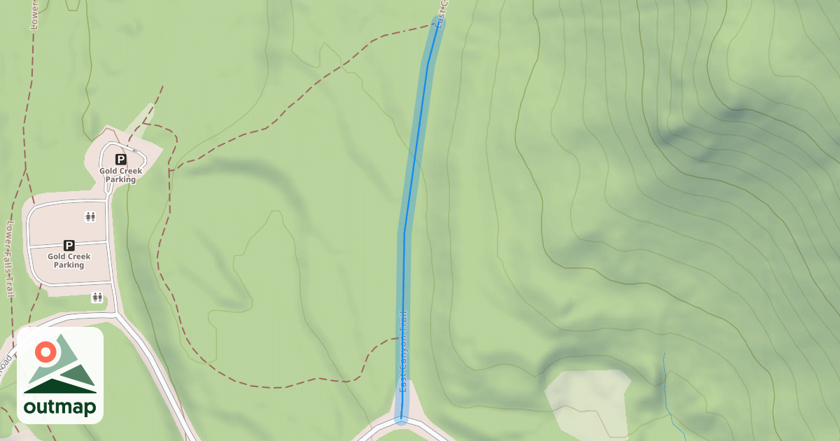 Map of East Canyon Trail
