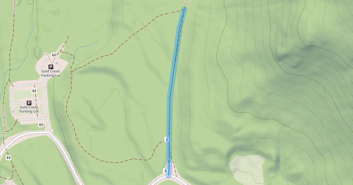 Map preview of East Canyon Trail