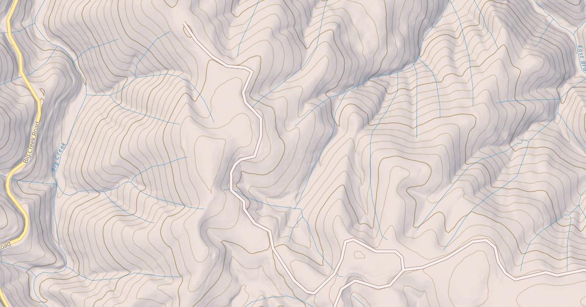 Map preview of BIG CR. TIE SPUR