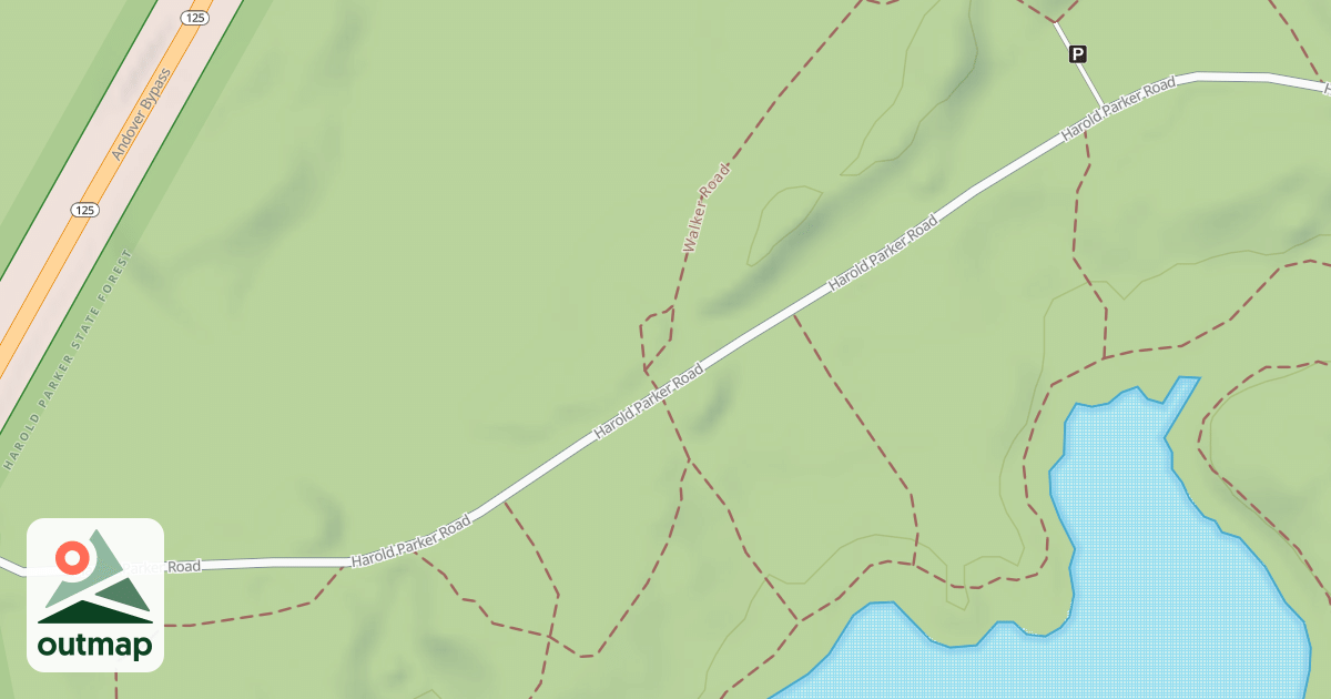 Map of Bracket Pond Road
