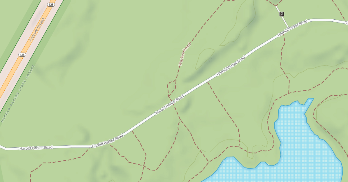 Map preview of Bracket Pond Road