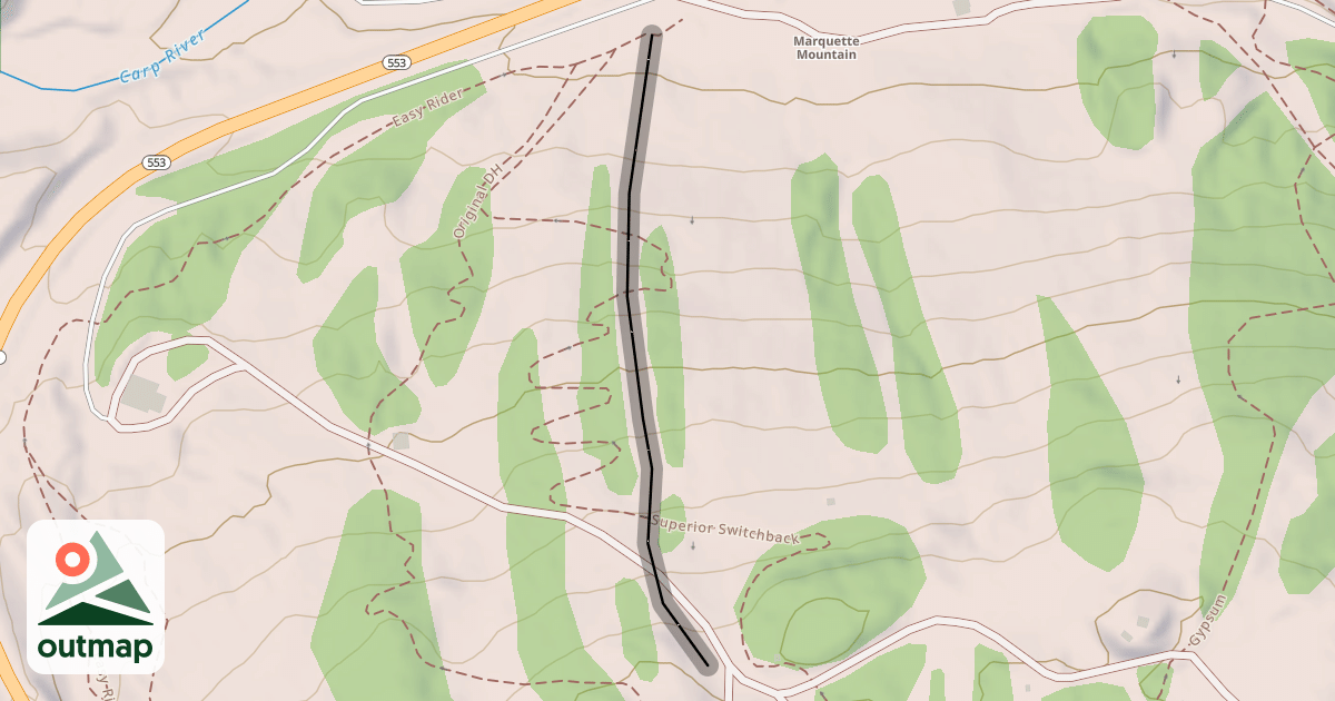 Map of Chute