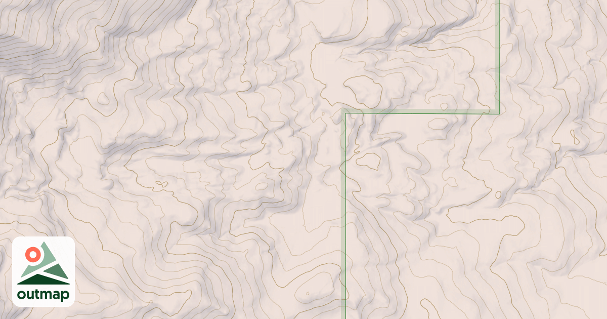 Map of BRIGGS CANYON SPUR