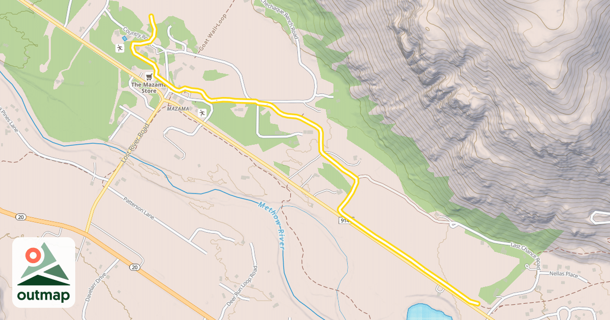 Map of Inn Run Loop