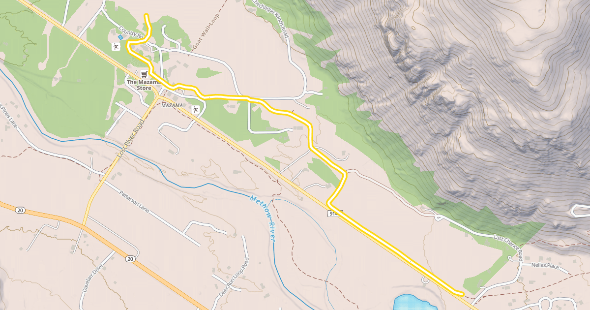 Map preview of Inn Run Loop