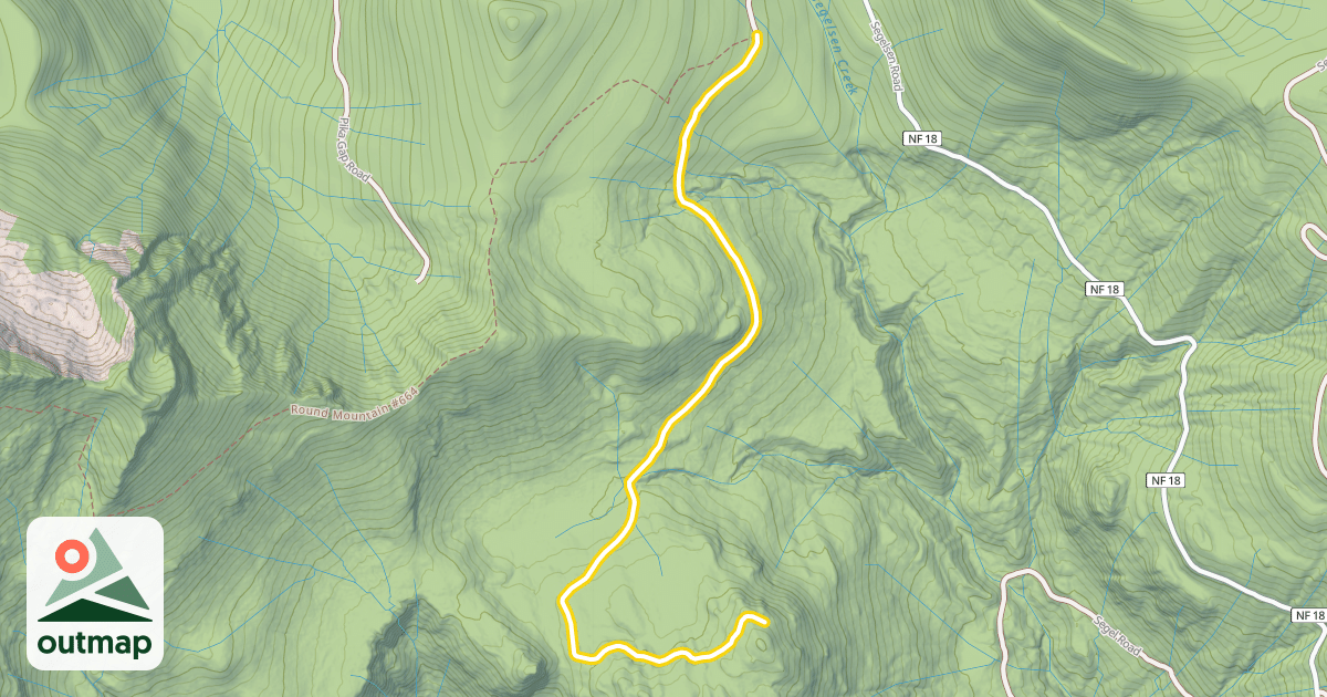 Map of Coney Pass Road #3403