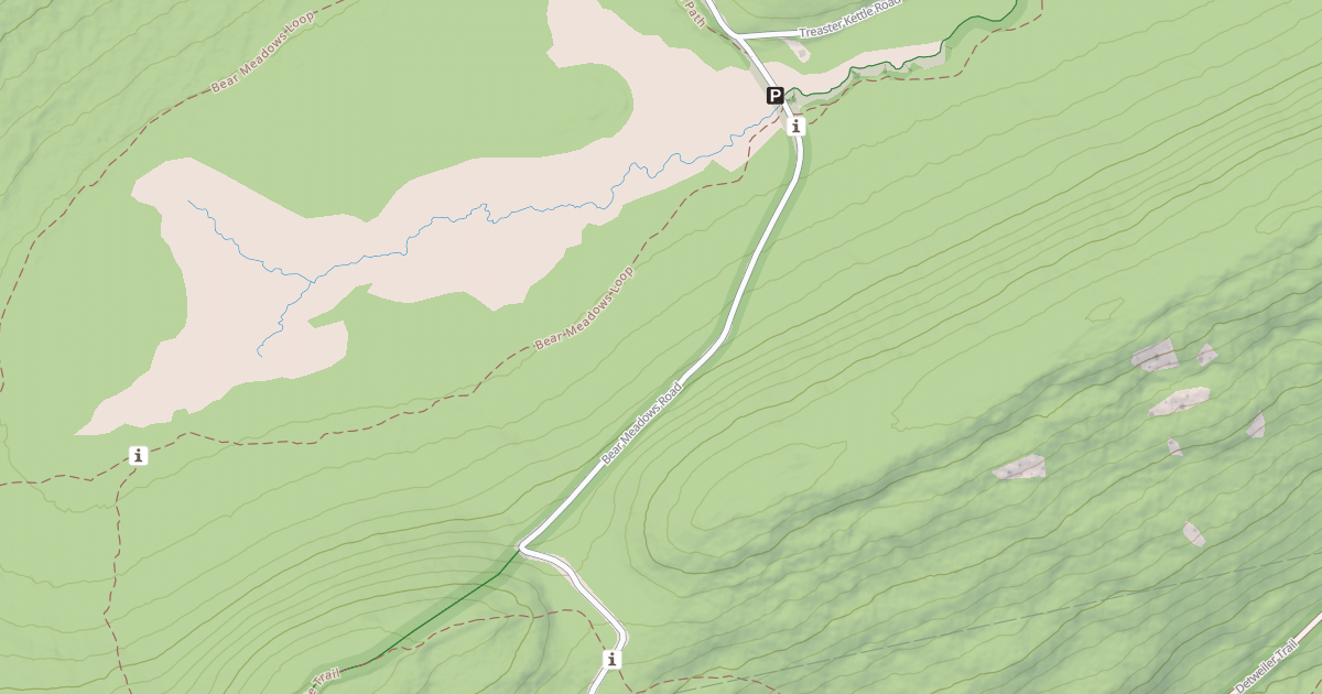 Map preview of Rothrock State Forest Seven Mountains Snowmobile Trails