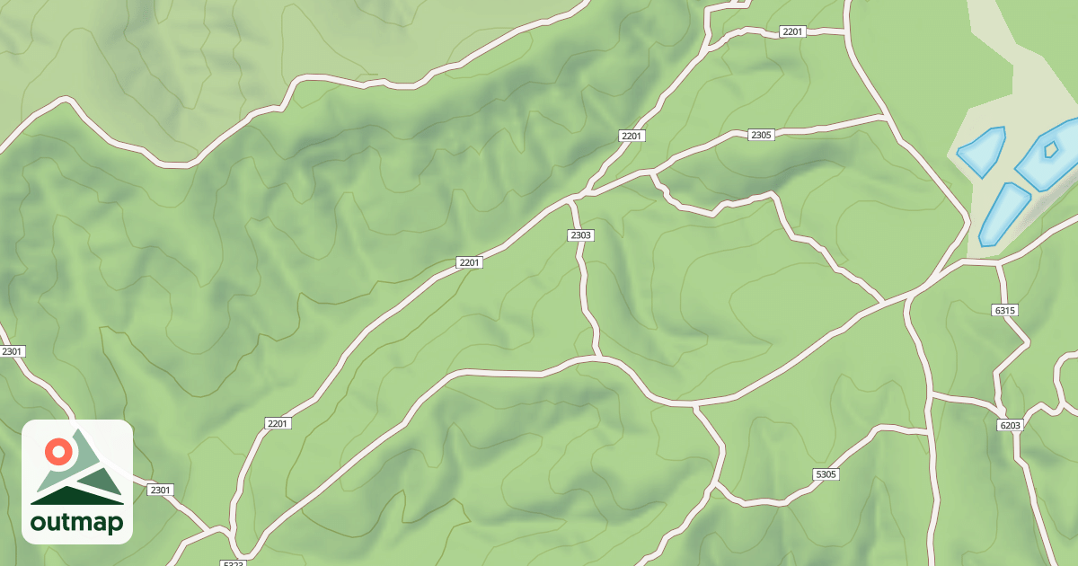 Map of USFS Motor Vehicle Use Map Trails 19762