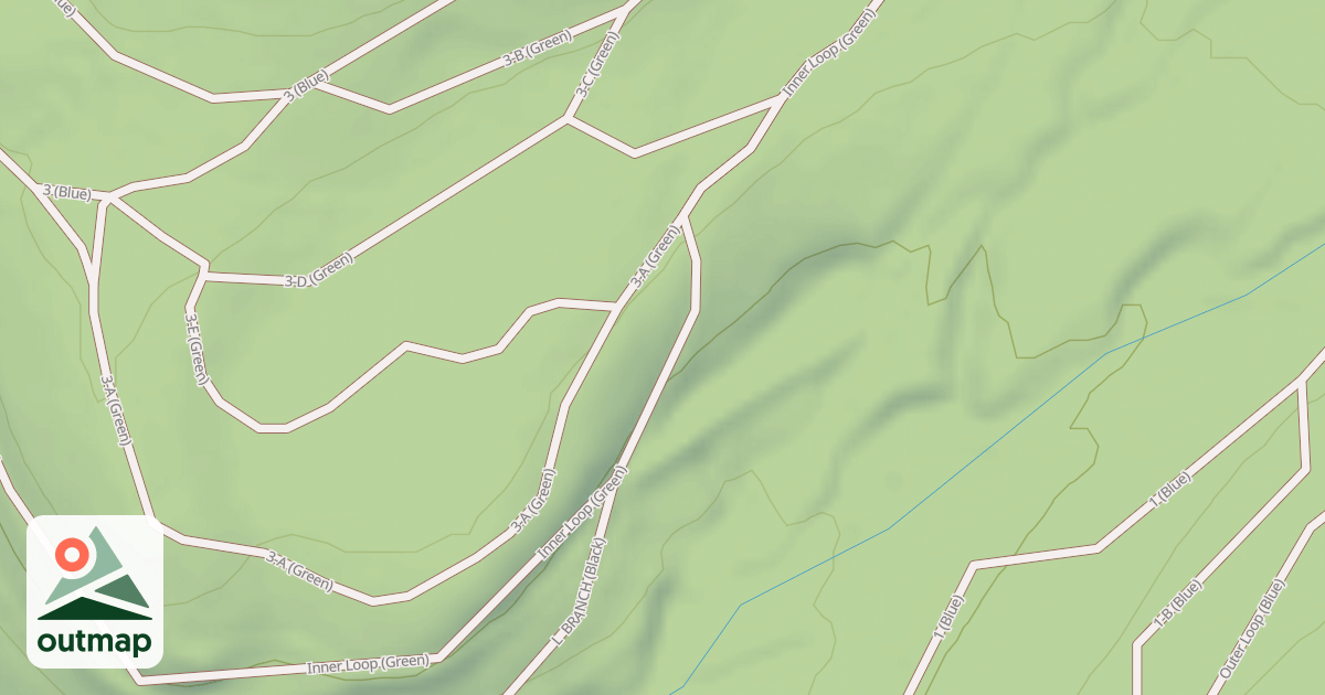 Map of Rock Run ATV Trails
