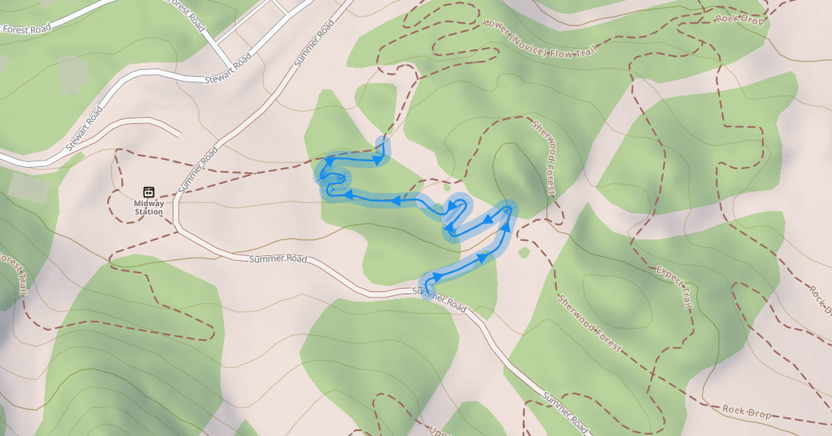 Map preview of Upper Lift Line
