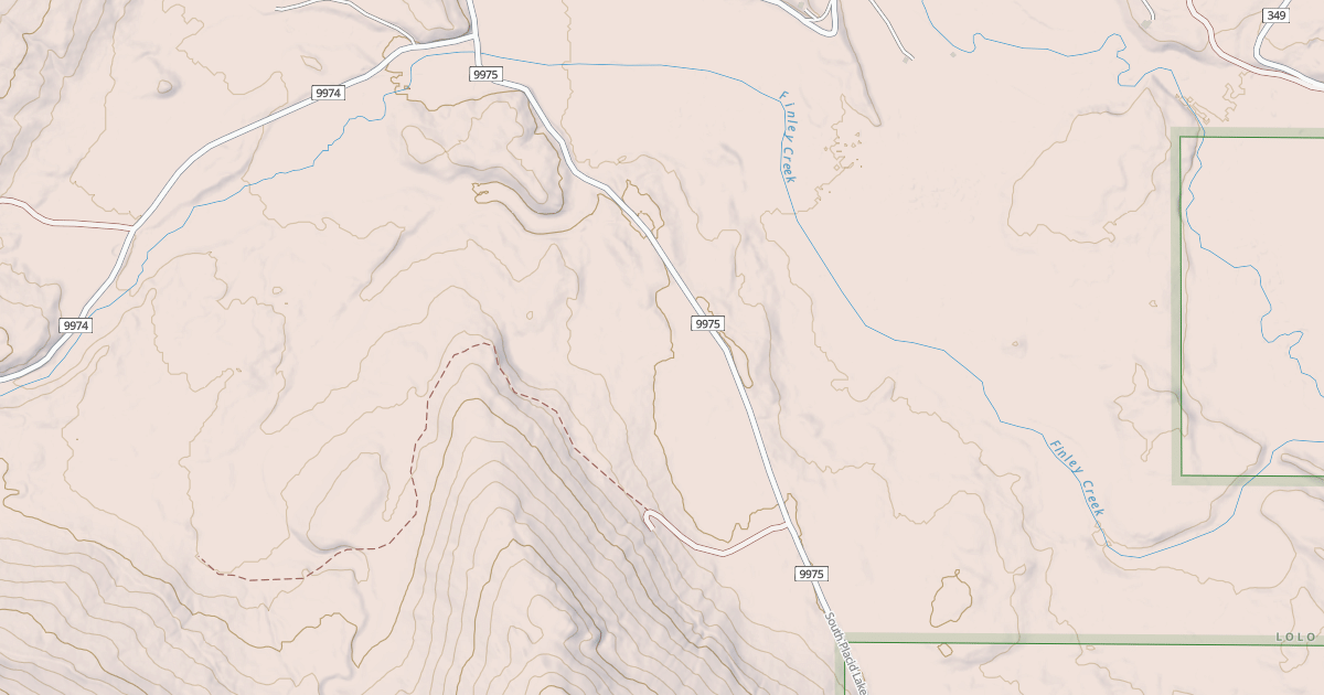 Map preview of LOST PRAIRIE CREEK
